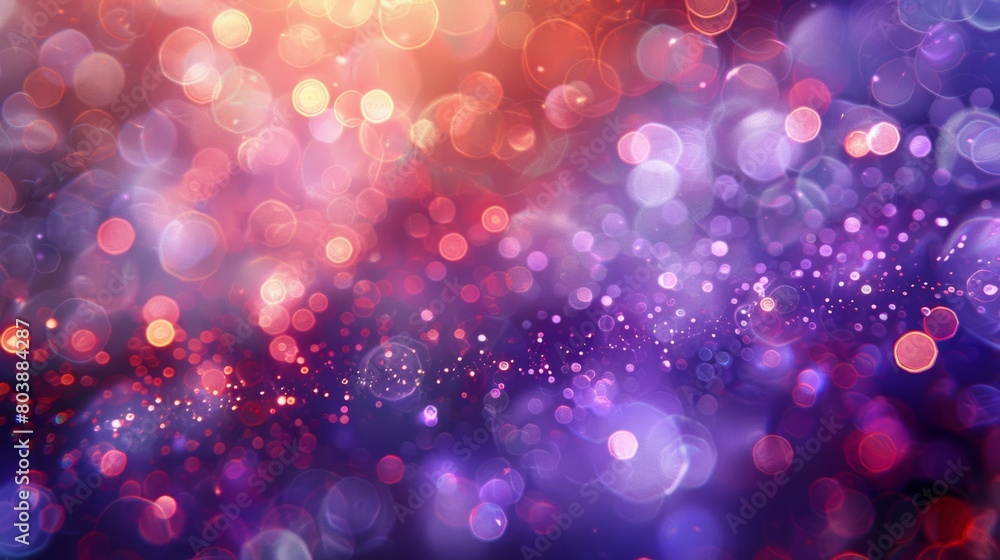 Poster multicolored lights create a blurred effect against a dark background in a vibrant and dynamic displ