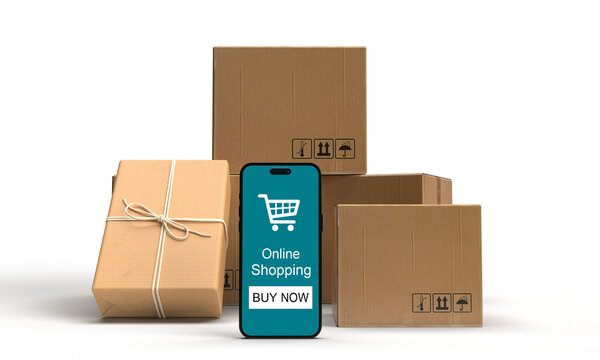Box e-commerce brown color shopping online technology digital business buy sale sell internet purchase computer laptop store online lifestyle retail smartphone finance order customer mobile symbol 