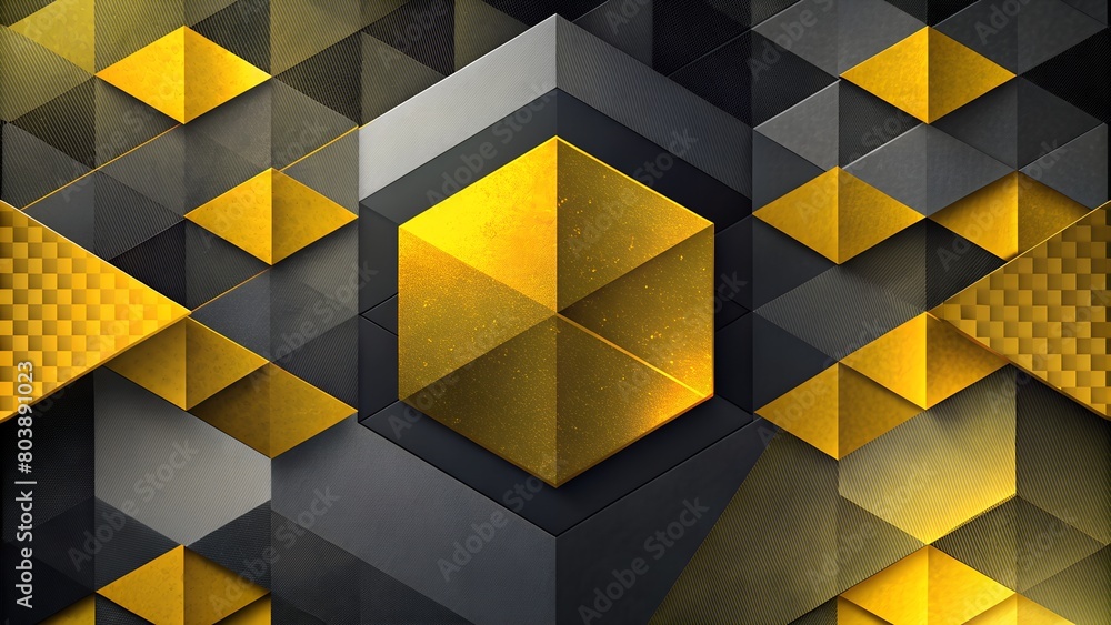 Poster abstract background with triangles