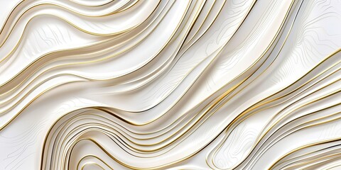 Gold and white background with a gold lines pattern, white and golden, vector illustration, bold linear patterns, ultra high definition resolution, high detail, high quality