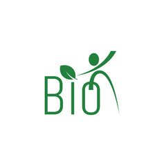 bio icon on white background	