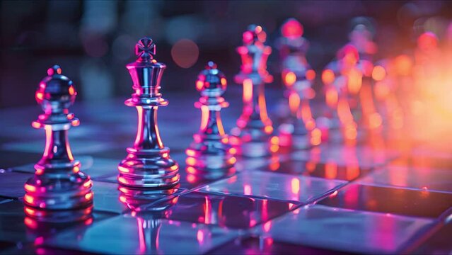strategy ideas concept , Chess board game of Change Management Frameworks in a corporate strategy environment