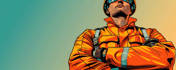 Construction worker participating in a safety certification program learning about new regulations and equipment handling