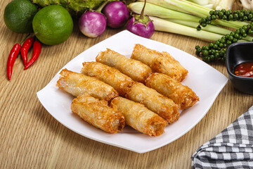 Vietnamese cuisine fried spring roll