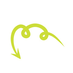 cute colored arrow
