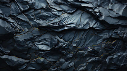 A Black Rock Texture Wallpaper With Abstract Designs In The Style of Darkest Academia Crumpled