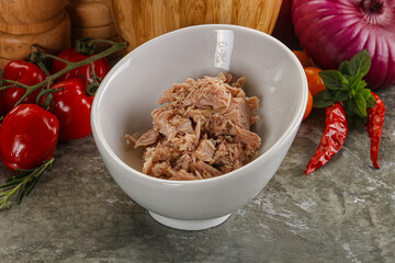 Canned tuna fish for salad