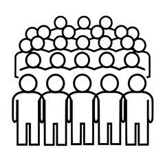 teamwork icon, crowd icon, leadership icon, community icon, manager icon, meeting icon, employee icon, organization icon, businessman icon, group icon of icon people, crowd icon of icon people