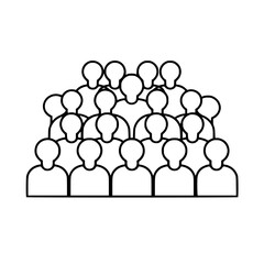 teamwork icon, crowd icon, leadership icon, community icon, manager icon, meeting icon, employee icon, organization icon, businessman icon, group icon of icon people, crowd icon of icon people