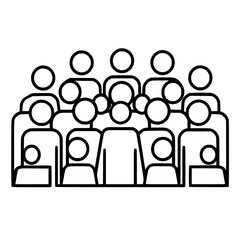 teamwork icon, crowd icon, leadership icon, community icon, manager icon, meeting icon, employee icon, organization icon, businessman icon, group icon of icon people, crowd icon of icon people