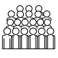 Obraz premium teamwork icon, crowd icon, leadership icon, community icon, manager icon, meeting icon, employee icon, organization icon, businessman icon, group icon of icon people, crowd icon of icon people