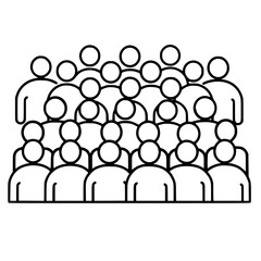 teamwork icon, crowd icon, leadership icon, community icon, manager icon, meeting icon, employee icon, organization icon, businessman icon, group icon of icon people, crowd icon of icon people