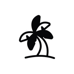 Mchikichi Tree vector icon