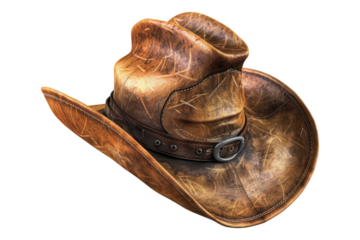 Cowboy hat isolated on transparent background