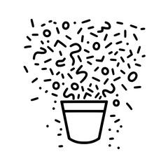 Confetti icon, celebration icon, birthday icon, party icon, anniversary icon, event icon, holiday icon, ceremony icon, festival icon, greeting icon, exploding icon, Christmas icon, festive icon,party,