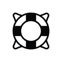 Lifebuoy vector icon