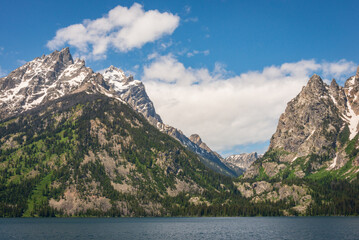 Jenny Lake at Grand Tetons National Park in the U.S. state of Wyoming