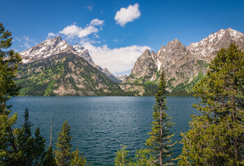Jenny Lake at Grand Tetons National Park in the U.S. state of Wyoming