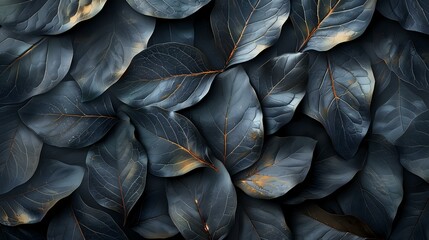 Obraz premium Luxuriant Foliage in Chiaroscuro Style