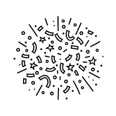 Confetti icon, celebration icon, birthday icon, party icon, anniversary icon, event icon, holiday icon, ceremony icon, festival icon, greeting icon, exploding icon, Christmas icon, festive icon,party,
