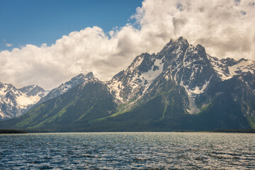 Jenny Lake at Grand Tetons National Park in the U.S. state of Wyoming