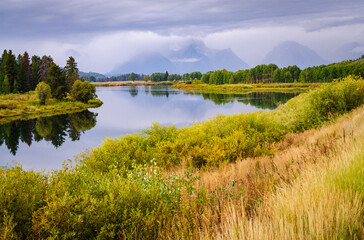 Obraz premium Grand Teton National Park in Northwestern Wyoming
