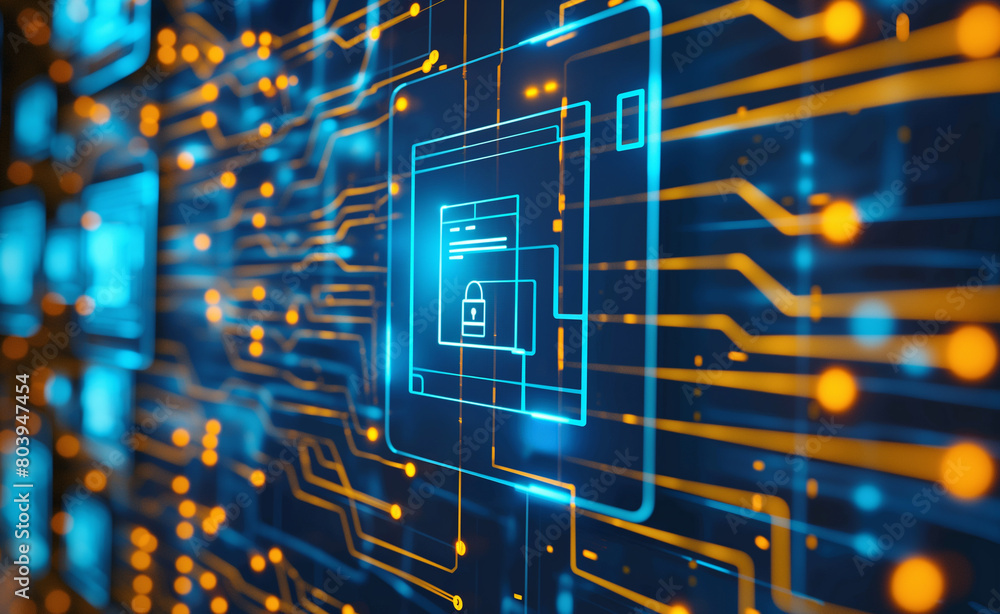 Poster data fortress: supercomputer server cabinets in cyber security network
