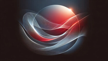 Refined Red-White Gradient Design