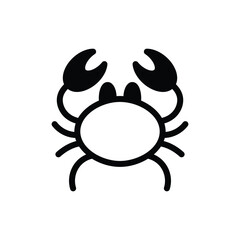 Crab vector icon