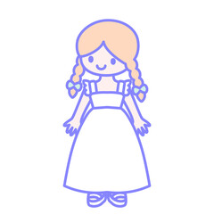白いワンピースの女の子★PNG