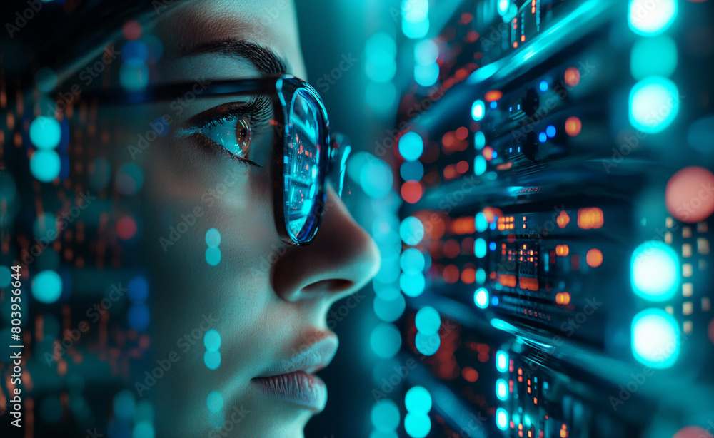 Poster supercomputer server cabinets: data protection and cyber security network