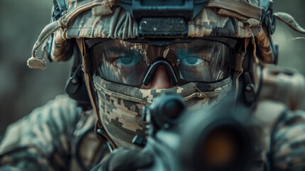 portrait of special forces soldier