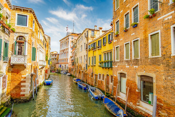 Grand Canal at day in Venice city in italy