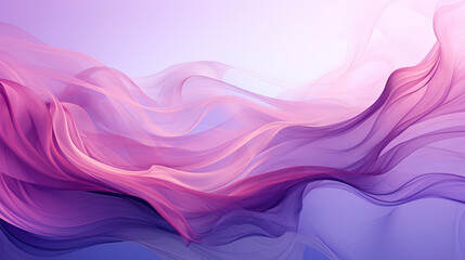 Obraz premium Smooth Flowing White And Purple Wave Design Energy Lines on A Voilet Background