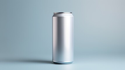 A clean metal canister for soft drinks
