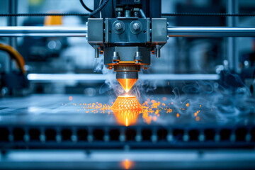 High Precision Industrial 3D Printing in Action Metal Part Manufacturing