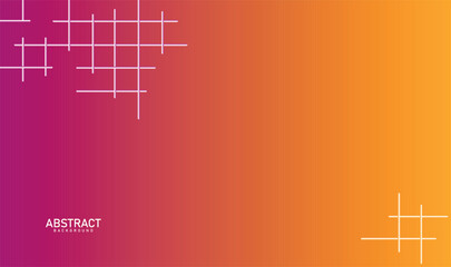 blush pink and amber gradient , white line elements abstract background