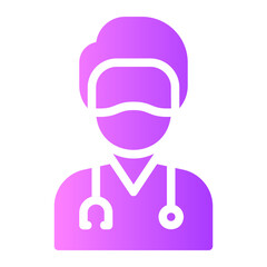 doctor gradient icon