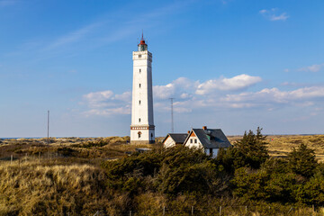 Fototapeta na wymiar Blâvand Strand und Leuchtturm - Dänemark 3
