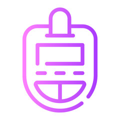 glucometer gradient icon