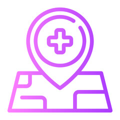 location gradient icon