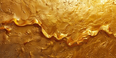 Luxurious, Gold, Glistening texture. A Golden surface for Liquid, Opulent Backgrounds.