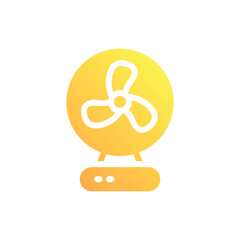 Table Fan vector icon