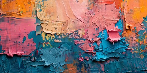 Contemporary Painting. Modern Art Texture Background.