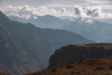 Colca river Canyon landscape