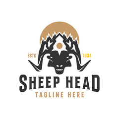 mountain goat horn logo