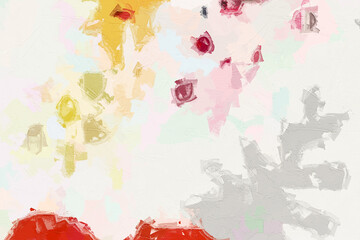 Oil paintings and various flower ponds, chrysanthemums, mountains, cacti, and ponds are beautiful