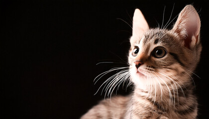 猫　子猫　ねこ　ネコ　キャット　cat　癒し　愛玩動物　ふわふわ　動物愛護　保護猫　背景　余白
