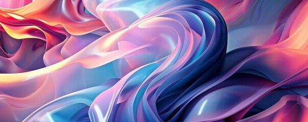 Obraz premium Abstract background with smooth shapes