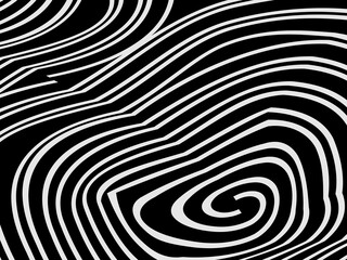 Fun 70s hippie background. Waves, vortices, swirl patterns. Twisted and distorted vector texture in trendy retro psychedelic style.